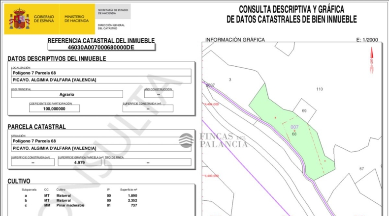 Valencia - Algimia de Alfara - 10011m2