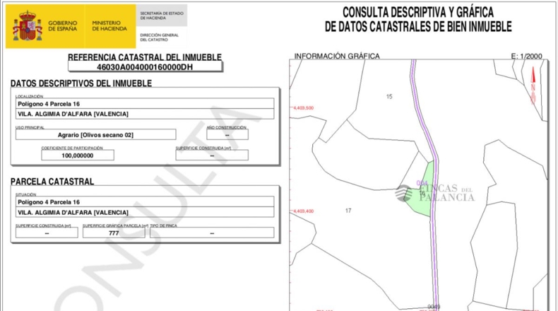 Valencia - Algimia de Alfara - 49455m2