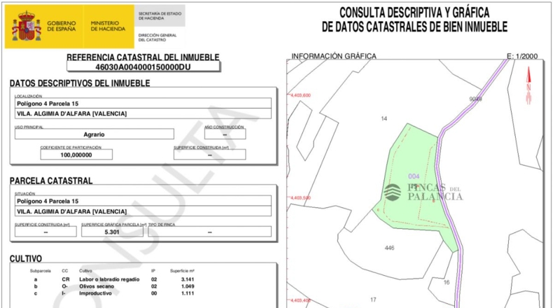 Valencia - Algimia de Alfara - 49455m2
