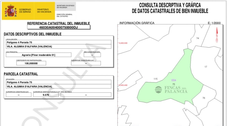 Valencia - Algimia de Alfara - 49455m2