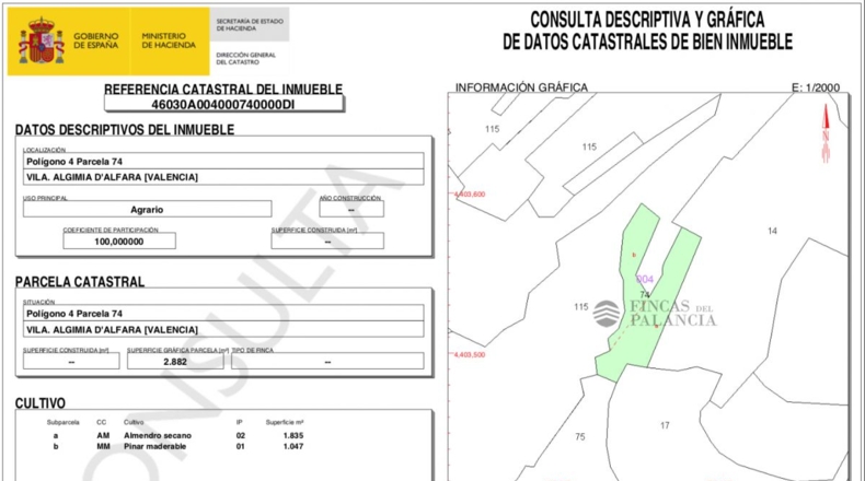 Valencia - Algimia de Alfara - 49455m2