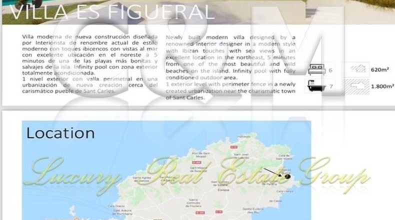 Islas Baleares - es Figueral - 600m2