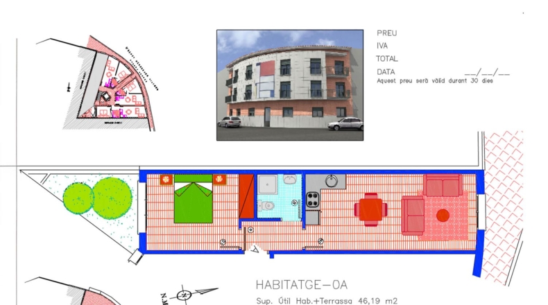 Таррагона - Мора-д'Эбре - 750m2