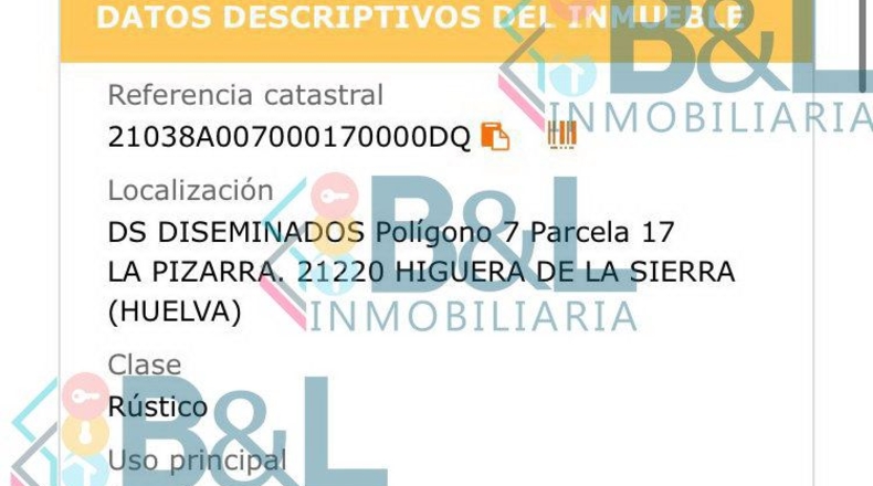 Huelva - Higuera de la Sierra - 13454m2