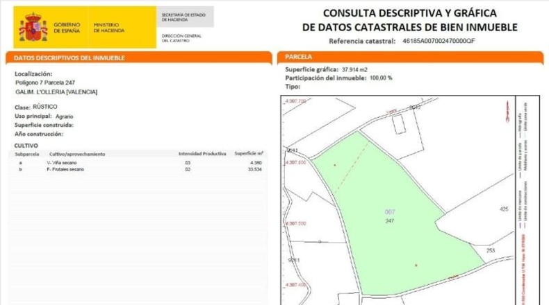 Valencia - L'Olleria - 53000m2