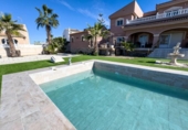 Chalet independiente con terreno en venta en la España, Benijófar, ref: TR398833 foto
