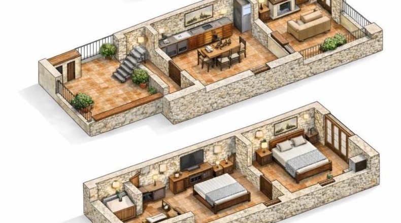 Жирона - Torroella de Montgrí - 202m2