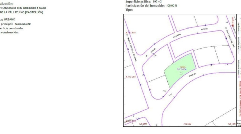 Castellón - la Vall d'Uixó - 690m2