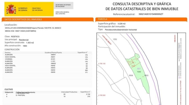 Cantàbria - Villayuso - 1353m2