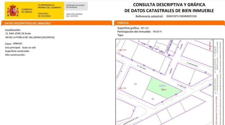 Valencia - Ла-Побла-де-Вальбона - 2327m2