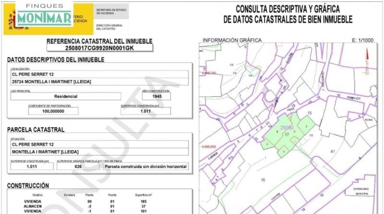 Lerida - Bellver de Cerdanya - 1011m2
