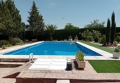 Chalet independiente con terreno en venta en la España, Pozuelo de Calatrava, ref: TR312373 foto
