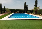 Chalet independiente con terreno en venta en la España, Pozuelo de Calatrava, ref: TR312373 foto