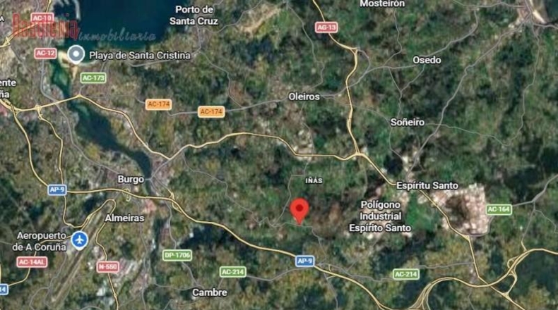 La Coruna - A Cruz de Oleiros - 1192m2