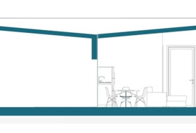 Casa prefabricada modular Double Flat Plànols