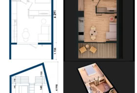 Casa prefabricada modular Freya Smart Plànols