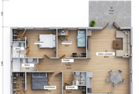 Casa prefabricada modular Sherwood Plànols