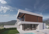 Chalet independiente con terreno en venta en la España, Finestrat, ref: TR242503 foto