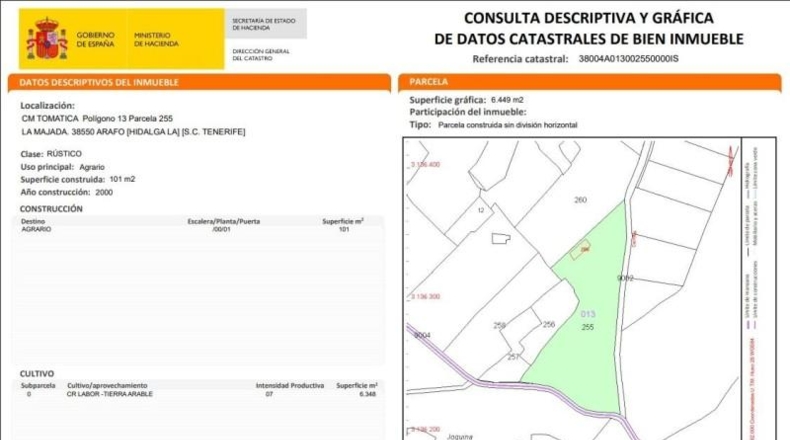 Santa Cruz de Tenerife - Arafo - 6400m2