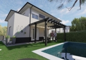 Chalet independiente con terreno en venta en la España, Villares de la Reina, ref: TR242282 foto