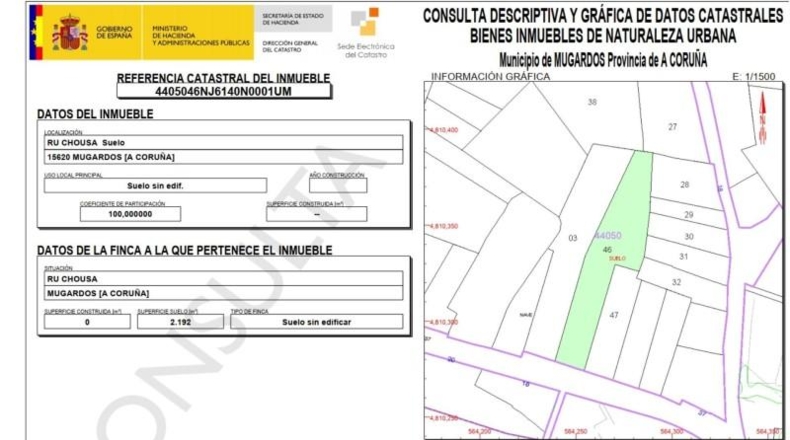 La Coruna - Mugardos - 2192m2
