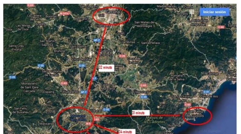 Жирона - Maçanet de la Selva - 652m2