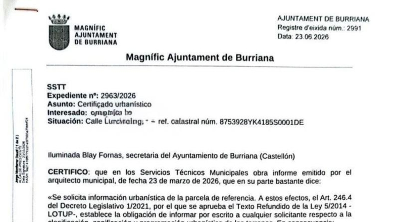 Castellón - Burriana - 803m2