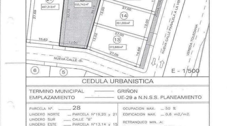 Comunidad de Madrid - Avenida de Griñón - 555m2