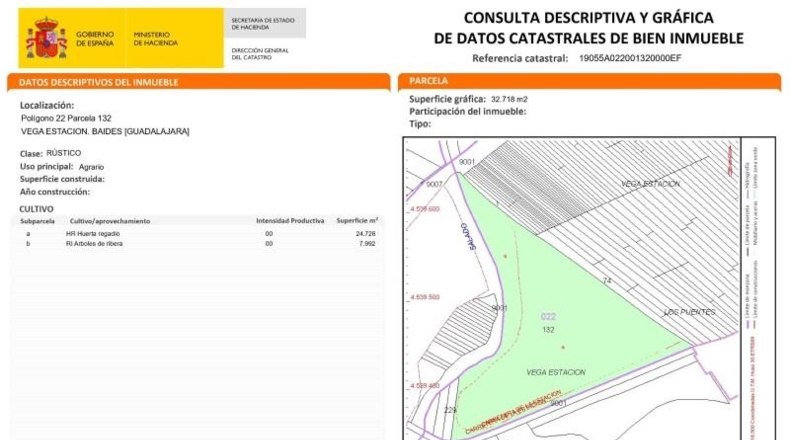 Guadalajara - Baides - 72000m2