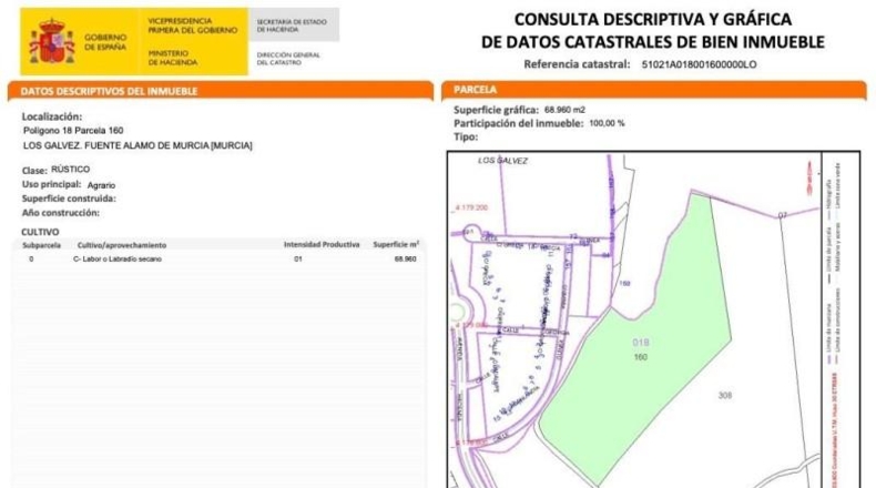 Мурсия - Fuente Álamo de Murcia - 68960m2