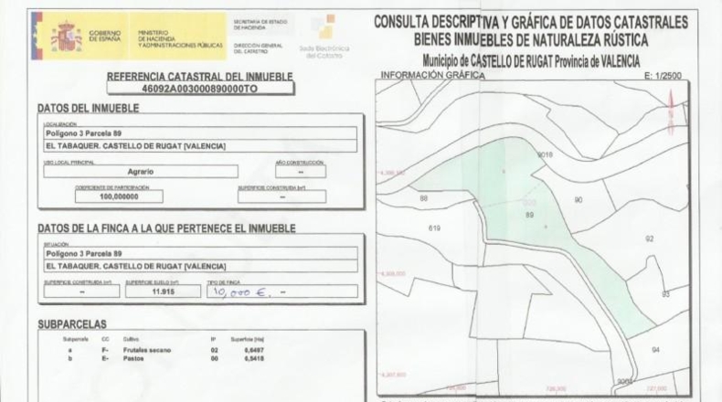Valencia - Castellón de Rugat - 22000m2