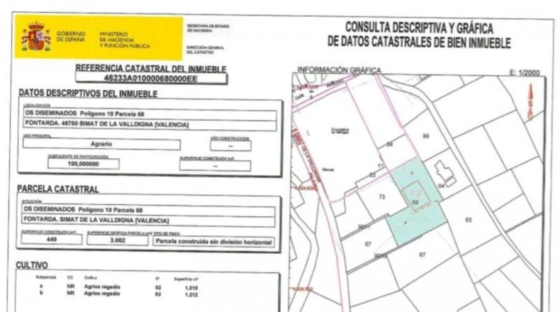 València - Simat de la Valldigna - 3883m2