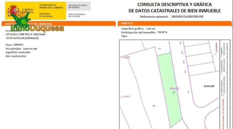 Granada - Alfacar - 1541m2