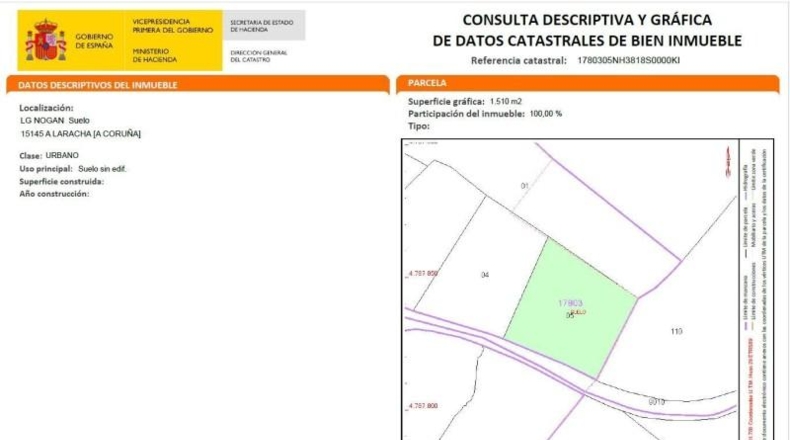 La Coruña - A Laracha - 1510m2