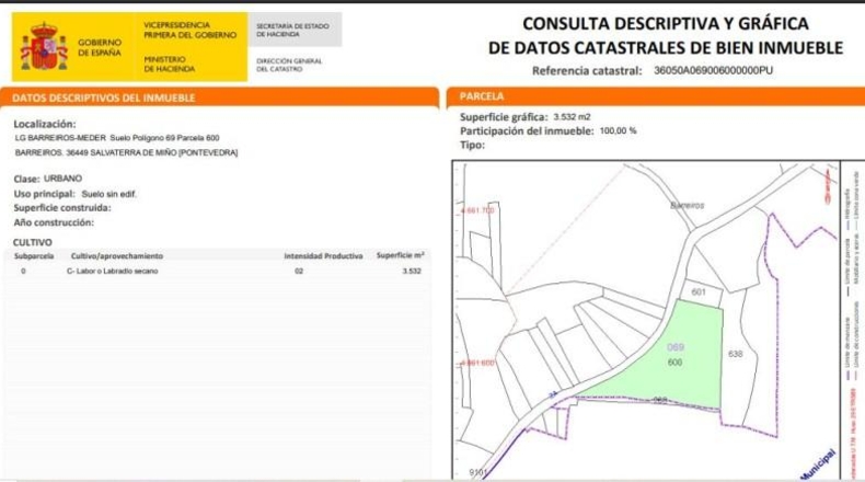Lugo - Ribadeo - 3532m2