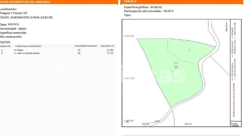 Huelva - Almonaster la Real - 300000m2