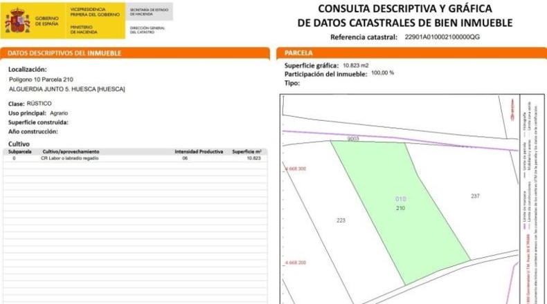 Huesca - Osca - 10823m2