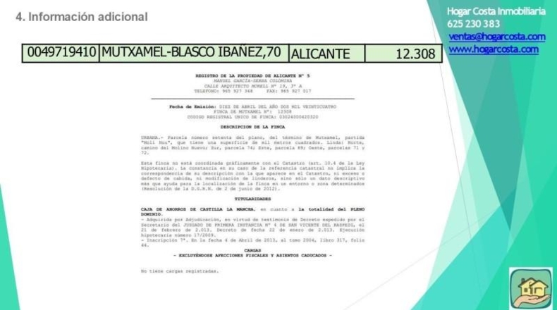 Alicante - Mutxamel - 5000m2