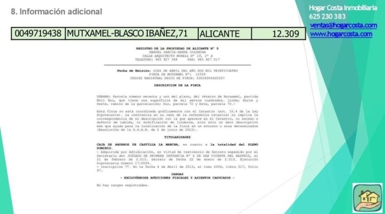 Alicante - Mutxamel - 5000m2