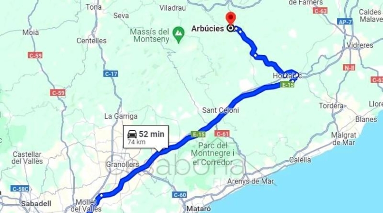 Gerona - Arbúcies - 10000m2