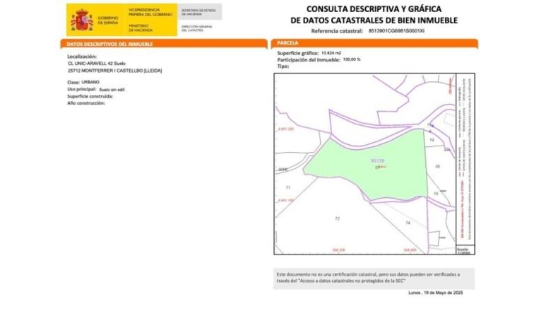 Lerida - Aravell - 14142m2