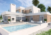Chalet independiente con terreno en venta en la España, Calpe, ref: TR156054 foto