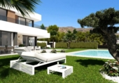 Chalet independiente con terreno en venta en la España, Finestrat, ref: TR244428 foto