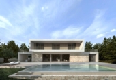 Chalet independiente con terreno en venta en la España, Calpe, ref: TR145224 foto