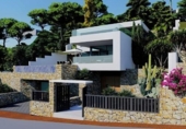 Chalet independiente con terreno en venta en la España, Calpe, ref: TR133302 foto