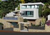 Chalet independiente con terreno en venta en la España, Calpe, ref: TR248146 foto