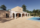 Chalet independiente con terreno en venta en la España, Benissa, ref: TR138256 foto