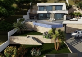 Chalet independiente con terreno en venta en la España, Calpe, ref: TR164667 foto
