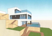 Chalet independiente con terreno en venta en la España, Calpe, ref: TR197099 foto