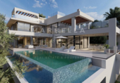 Chalet independiente con terreno en venta en la España, Estepona, ref: TR138341 foto